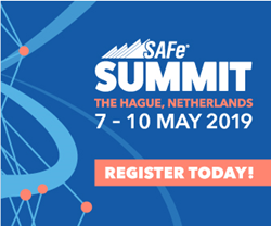 Registration is open for the 2019 Global SAFe Summit at europe.safesummit.com