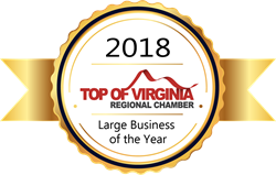 Top of Virginia Regional Chamber Large Business Award