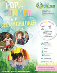 All My Children Daycare Nursery School Announces Summer Camp Program 2019