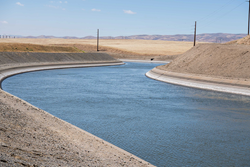 The Delta-Mendota Canal is part of the Central Valley Project in California.