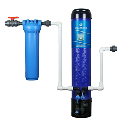 Aquasana OptimH2O whole house filter for reducing lead, cysts, PFOA/PFOS, chorine, chloramines and more.