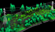 Classified LiDAR Point Cloud of Transmission Line Corridor