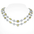 Summer Yellow Diamond Necklace by Beauvince Jewelry