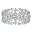 Kamala Diamond Cuff Bangle by Beauvince Jewelry