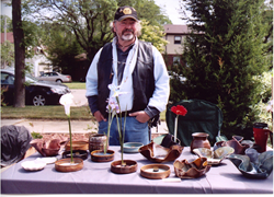 Jeff Percival (Percy the Potter) at street art fair