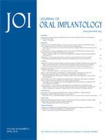 Journal of Oral Implantology Volume 45 Issue 4