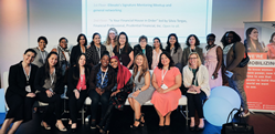 A group of around 20 women of diverse races, who attended the Mobilize Women Summit, 2019