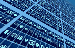 Internet apps and social networks.