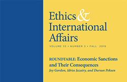 "Ethics & International Affairs," Fall 2019 issue