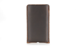 Executive Leather iPhone Sleeve — full-grain brown "chocolate" leather