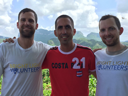 Business leaders building relationships in Cuba with Bright Light Volunteers International.