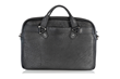 Executive Leather Laptop Briefcase—full-grain American Bison Leather; no two hides alike