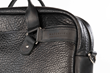 Executive Leather Laptop Briefcase — modern hardware detail