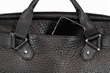 Executive Leather Laptop Briefcase — quick-access pocket