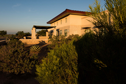 Brackish Groundwater National Desalination Research Facility at sunrise.