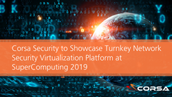 Corsa to Showcase Solution at SuperComputing 2019