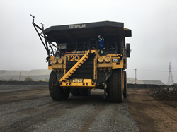 Ferrexpo haul truck automated by ASI Mining