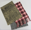 Houndstooth, Plaid and Animal Print Cashmere Scarves are Classic Holiday Gifts