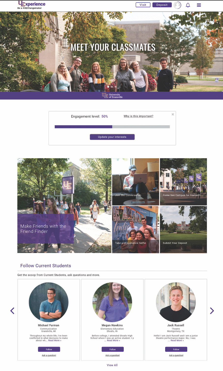 The University of Evansville Drives Enrollment With S360 From Evolution
