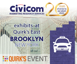 Global innovator Civicom Marketing Research Services is an exhibitor at the Quirk's Event East in Brooklyn 2020