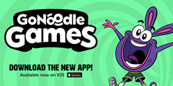 Download the new GoNoodle Games app for iOS today!