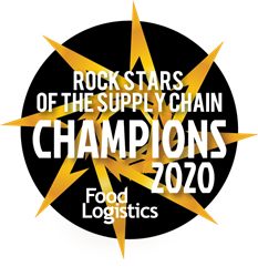 Food Logistics Rock Stars of Supply Chain Champions 2020 Logo