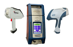The S1 Titan, CTX, and Tracer series XRF instruments from Bruker.