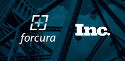 Forcura logo and Inc. logo