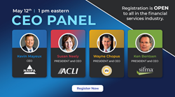 Susan Neely of ACLI, Kevin Mayeux of NAIFA, Wayne Chopus of IRI and Ken Bentsen of SIFMA