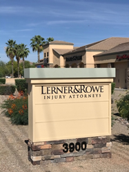 Lerner and Rowe Injury Attorneys Chandler monument sign