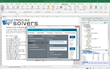 Analytic Solver's Manage Models dialog provides in "window" into the RASON Server, enabling users to monitor model versions and runs from within Excel.