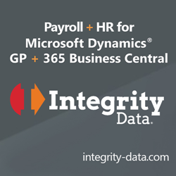 Integrity Data Payroll and HR Solutions for Microsoft Dynamics GP and Dynamics 365 Business Central