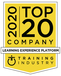 2020 Top 20 Learning Experience Platform List Badge