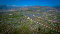 San Bernardino Valley Water Conservation District spreading water in the Upper Santa Ana River Basin