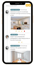 Follow your project from anywhere