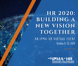 Image of text "HR 2020: Building a New Vision Together"