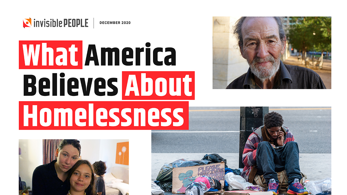 Invisible People Releases Comprehensive New Look At Public Perception Of Homelessness In America 