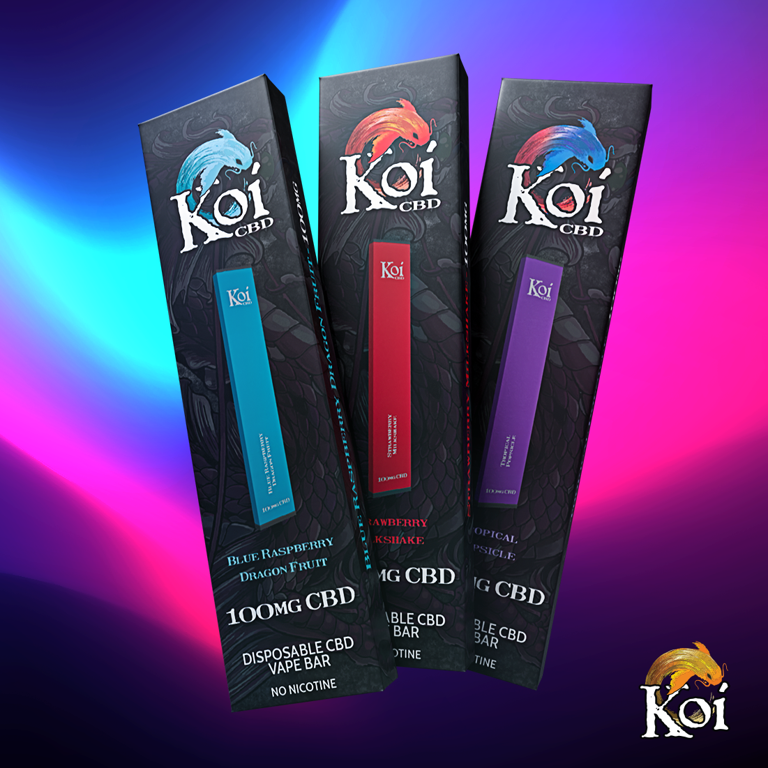 Koi CBD offers new CBD Disposable Vape Bars