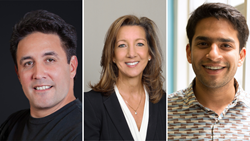 Full Harvest Executive Team, from left-to-right: COO Damien Fuentes, CRO Shirley Versen and Head of Engineering Syed Usamah