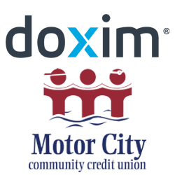 Doxim and MCCCU logos