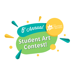 logo for 6th annual student art contest