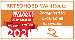 RabbitRun Technologies Awarded a 2021 INTERNET TELEPHONY SD-WAN Product of the Year Award