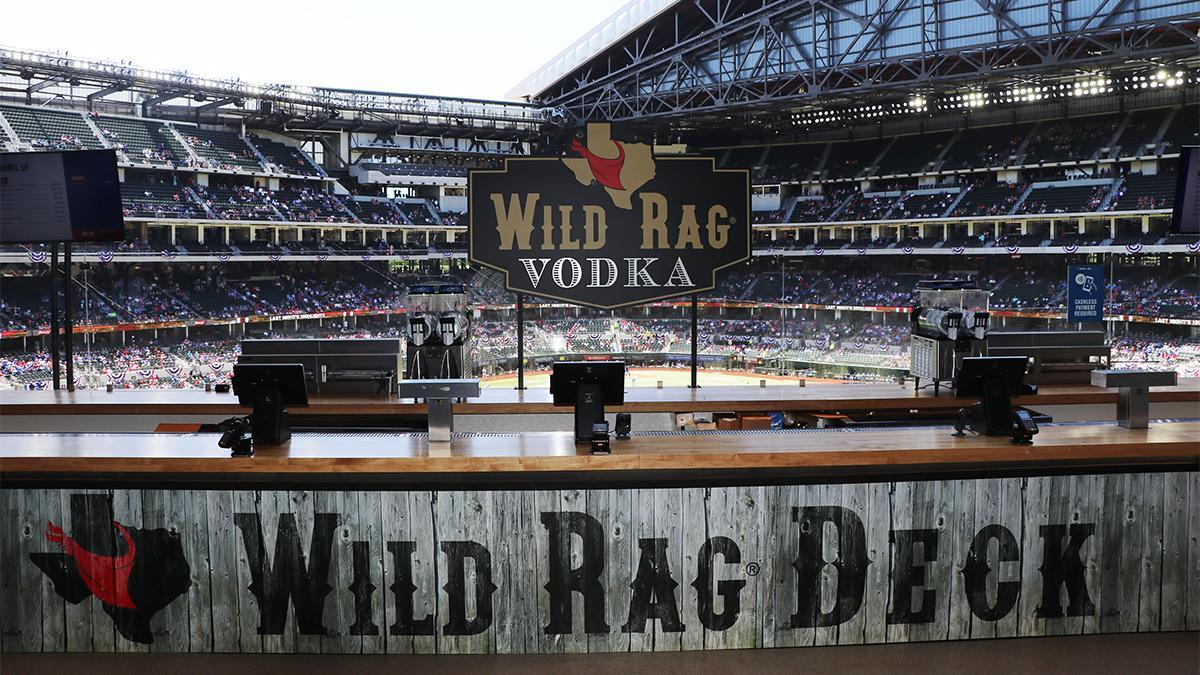 Wild Rag Vodka Sponsors Texas Rangers in FiveYear Deal