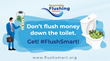 Avoid Disaster -- don't flush wipes with the Do Not Flush symbol
