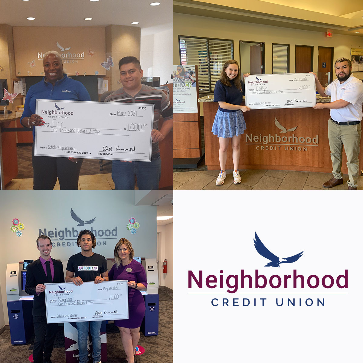 Neighborhood Credit Union Announces Scholarship Recipients