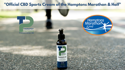 Therapist Preferred is the Official CBD Sports Cream of the Hamptons Marathon