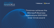 Thinkmax Achieves the Microsoft Business Applications 2021/2022 Inner Circle Award