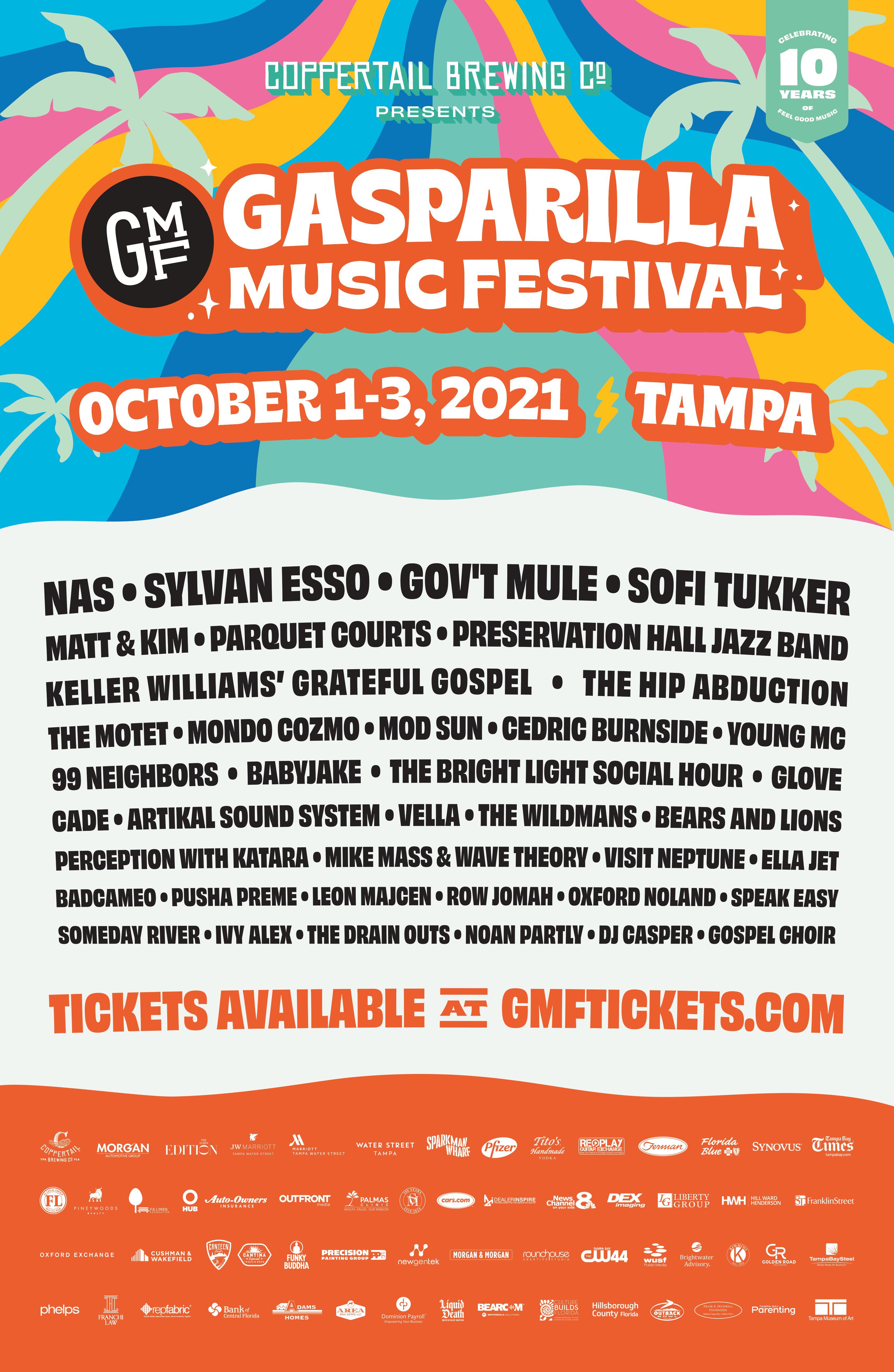 Gasparilla Music Festival Takes Over Downtown Tampa This Weekend!