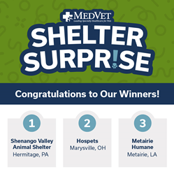 Winners Announced for MedVet's Shelter Surprise: Shenango Valley Animal  Shelter Wins Top Award in Contest Thanks to Public Vote