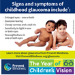 Prevent Blindness Provides Educational Resources, Materials and Support to Patients and Caregivers for January’s National Glaucoma Awareness Month